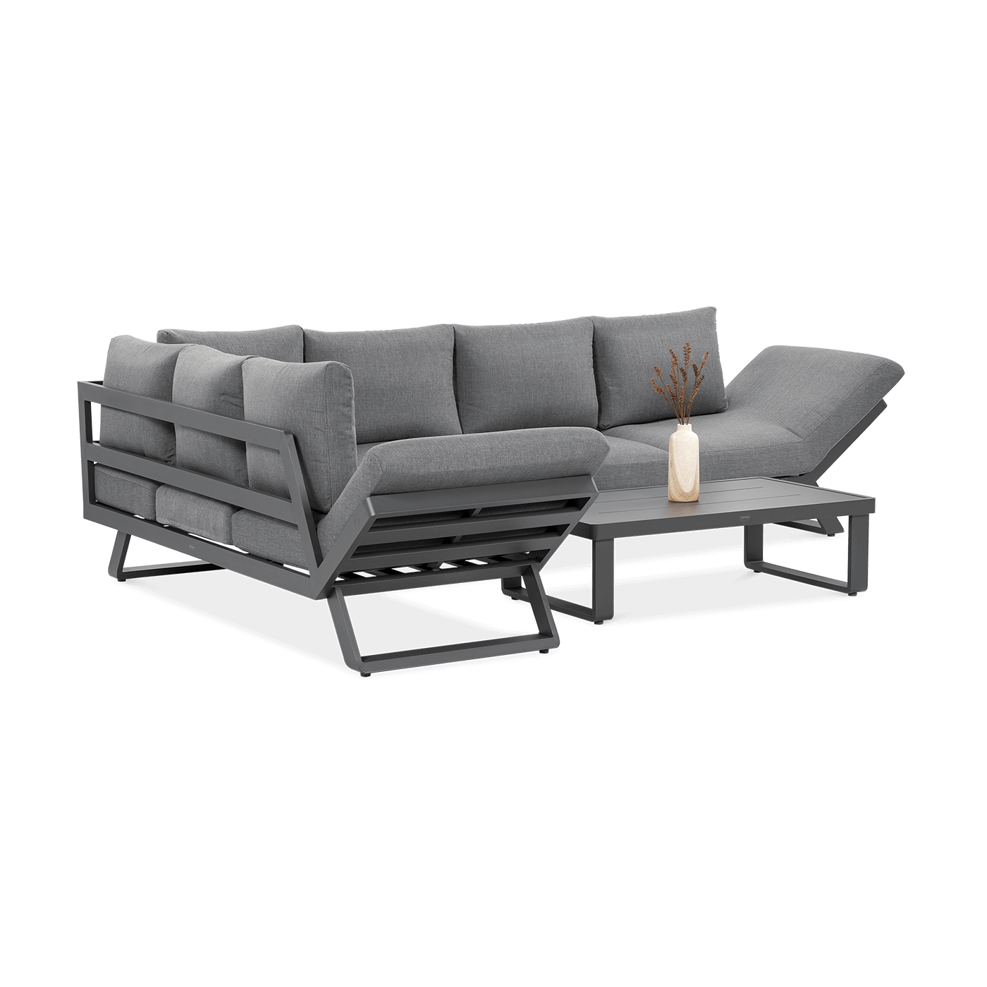 TROFEO CORNER SOFA DARK GREY