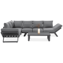 TROFEO CORNER SOFA DARK GREY
