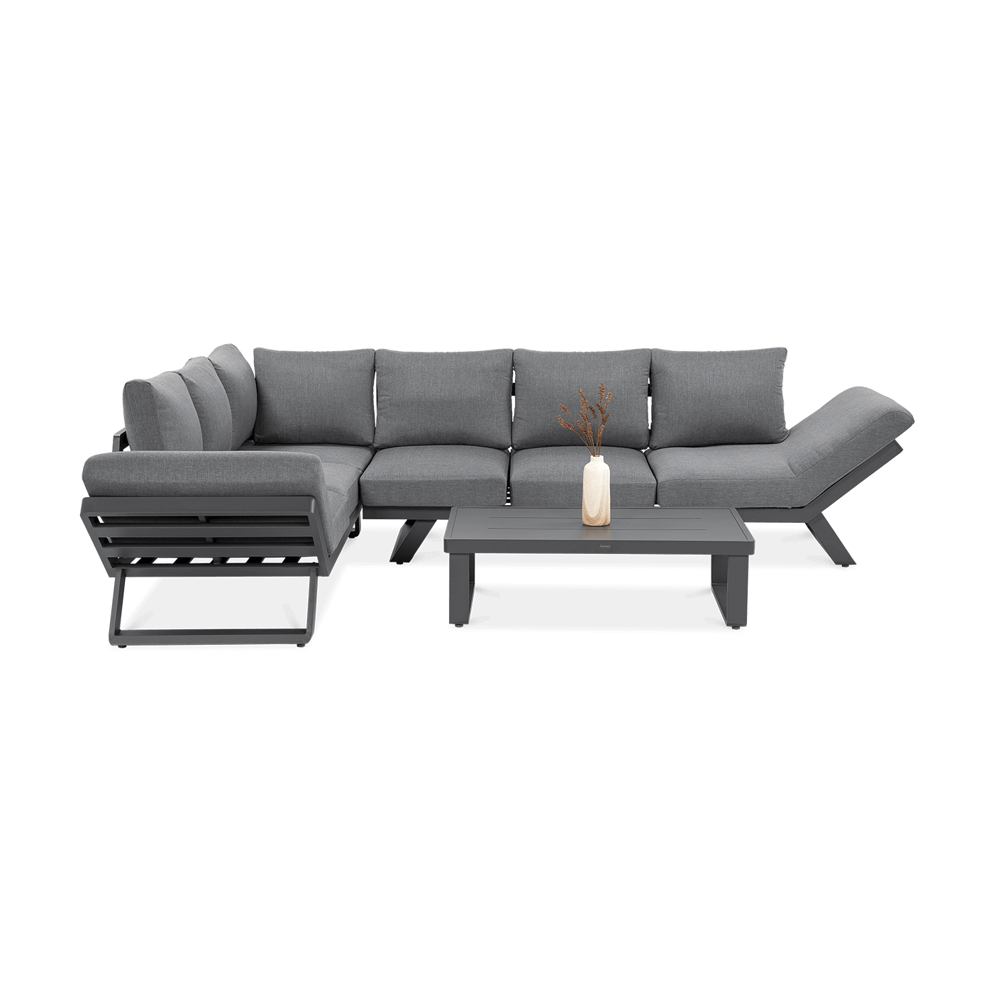TROFEO CORNER SOFA DARK GREY