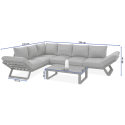 TROFEO CORNER SOFA DARK GREY