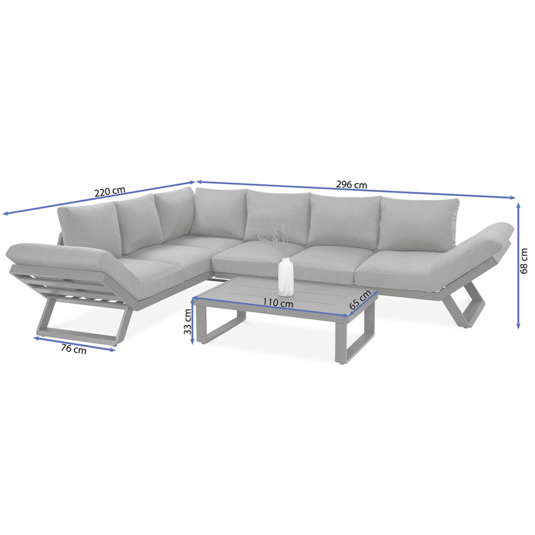 Narożnik ogrodowy Trofeo Hunter Green