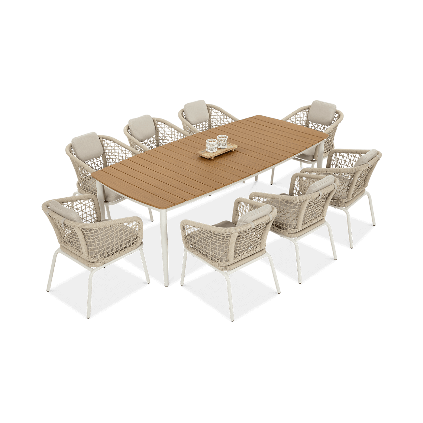 Zestaw jadalniany Roma Dinning 81 Light Beige Furrore