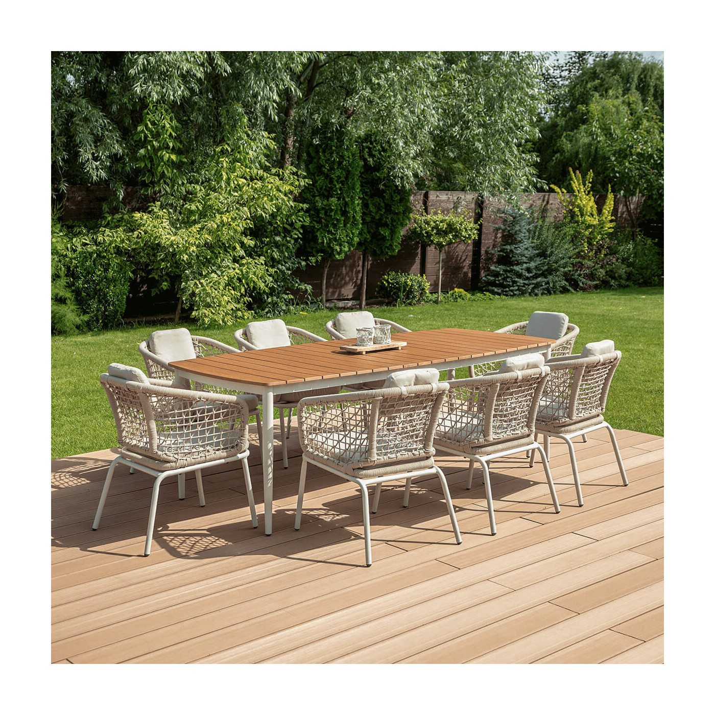 Zestaw jadalniany Roma Dinning 81 Light Beige Furrore