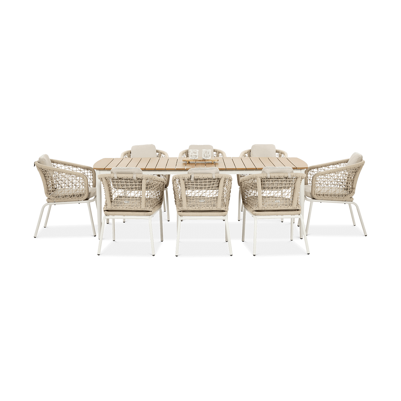 Zestaw jadalniany Roma Dinning 81 Light Beige Furrore