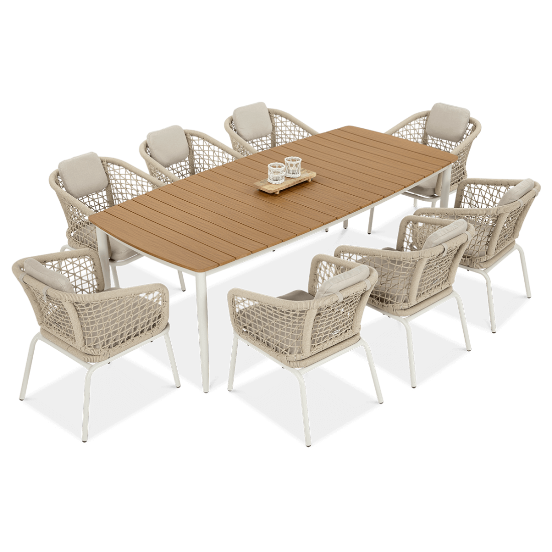 Zestaw jadalniany Roma Dinning 81 Light Beige Furrore