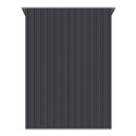 tył domku narzędziowego Kent 143x89 Cold Grey Hardmaister