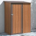 Domek narzędziowy w ogródku Kent 143x89 Oak/Brown Hardmaister