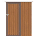 Domek gospodarczy Kent 143x89 Oak/Brown Hardmaister