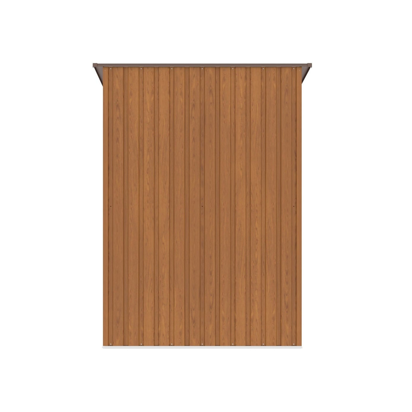 Tył domku narzędziowego do ogródka Kent 143x89 Oak/Brown Hardmaister