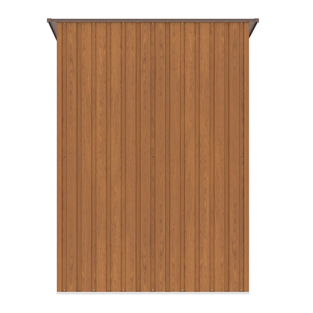 Tył domku narzędziowego do ogródka Kent 143x89 Oak/Brown Hardmaister