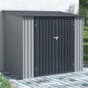 Domek narzędziowy w ogrodzie KENT 222x149cm Light Grey HARDMAISTER