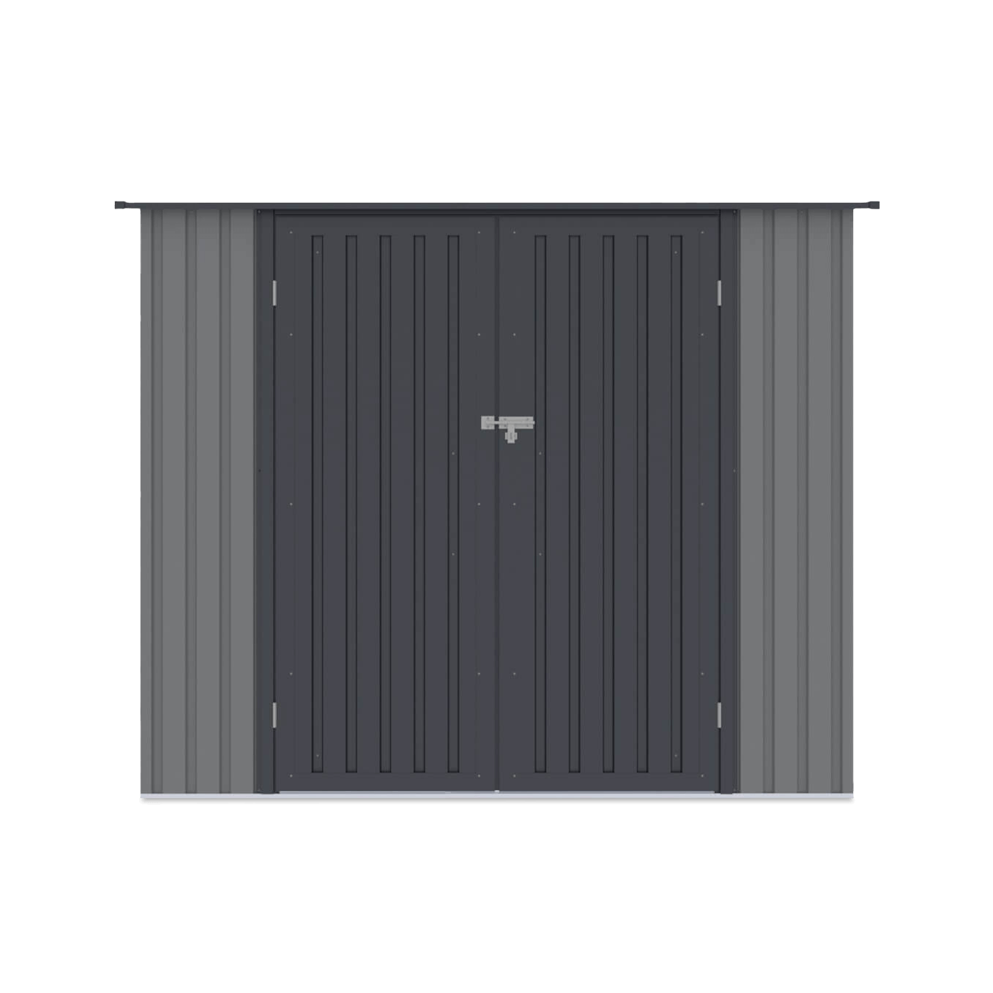 Metalowy domek narzędziowy KENT 222x149cm Light Grey HARDMAISTER