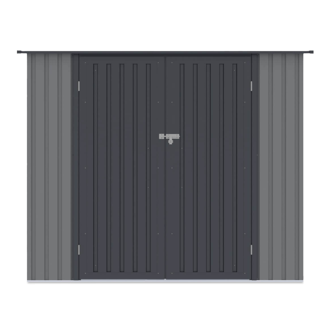 Metalowy domek narzędziowy KENT 222x149cm Light Grey HARDMAISTER