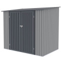 Domek narzędziowy, metalowy KENT 222x149cm Light Grey HARDMAISTER