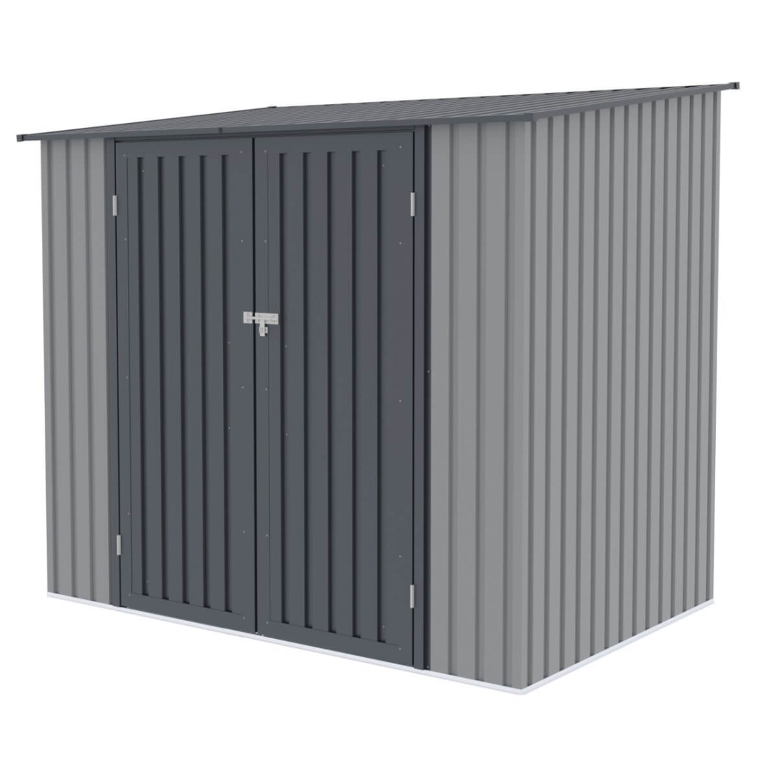 Domek narzędziowy, metalowy KENT 222x149cm Light Grey HARDMAISTER