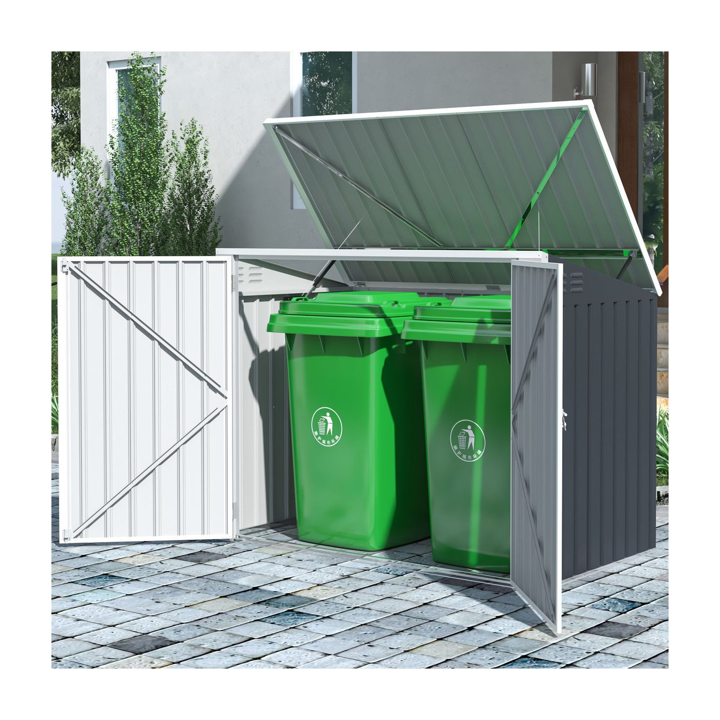 DAVIS 6x3 COLD GREY SEGREGATION BUILDING