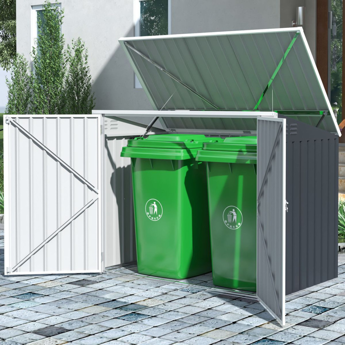 DAVIS 6x3 ZABUDOWA DO SEGREGACJI COLD GREY