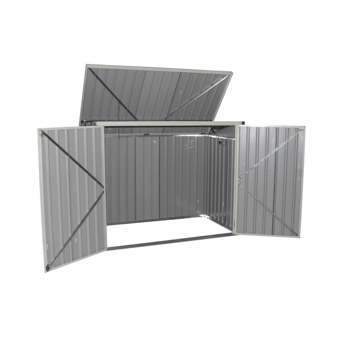 Zabudowa do koszy na śmieci DAVIS 173x101cm - Cold Grey | Hardmaister