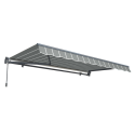 CLASSIC 450x300 TERRACE AWNING GREY/WHITE