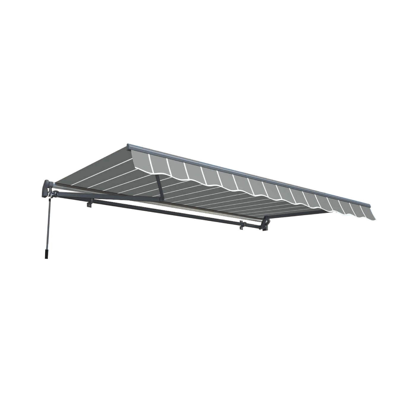 CLASSIC 450x300 TERRACE AWNING GREY/WHITE