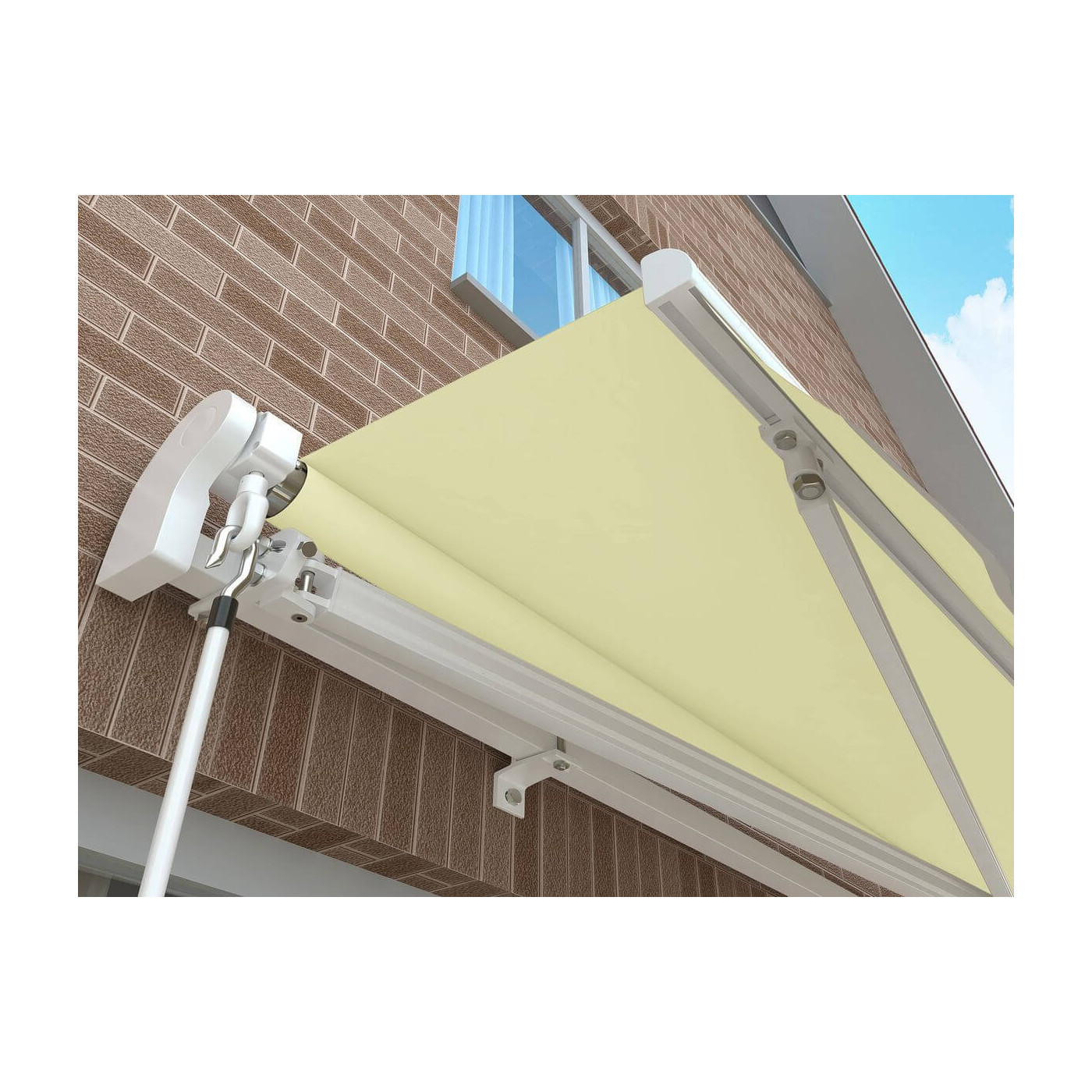 CLASSIC 450x300 TERRACE AWNING BEIGE