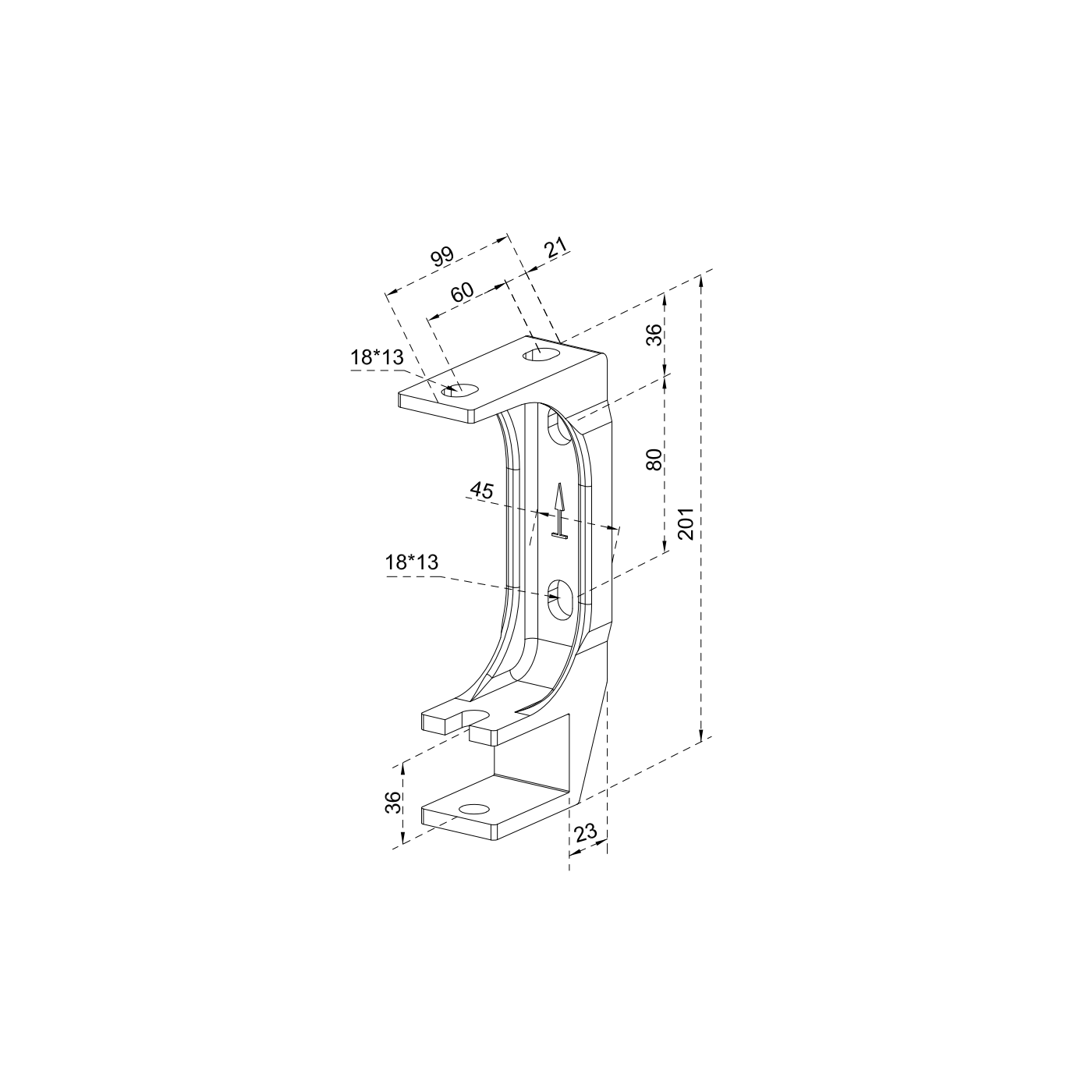 CLASSIC 300x250/400x300/450x300 WALL AND CEILING MOUNT WHITE