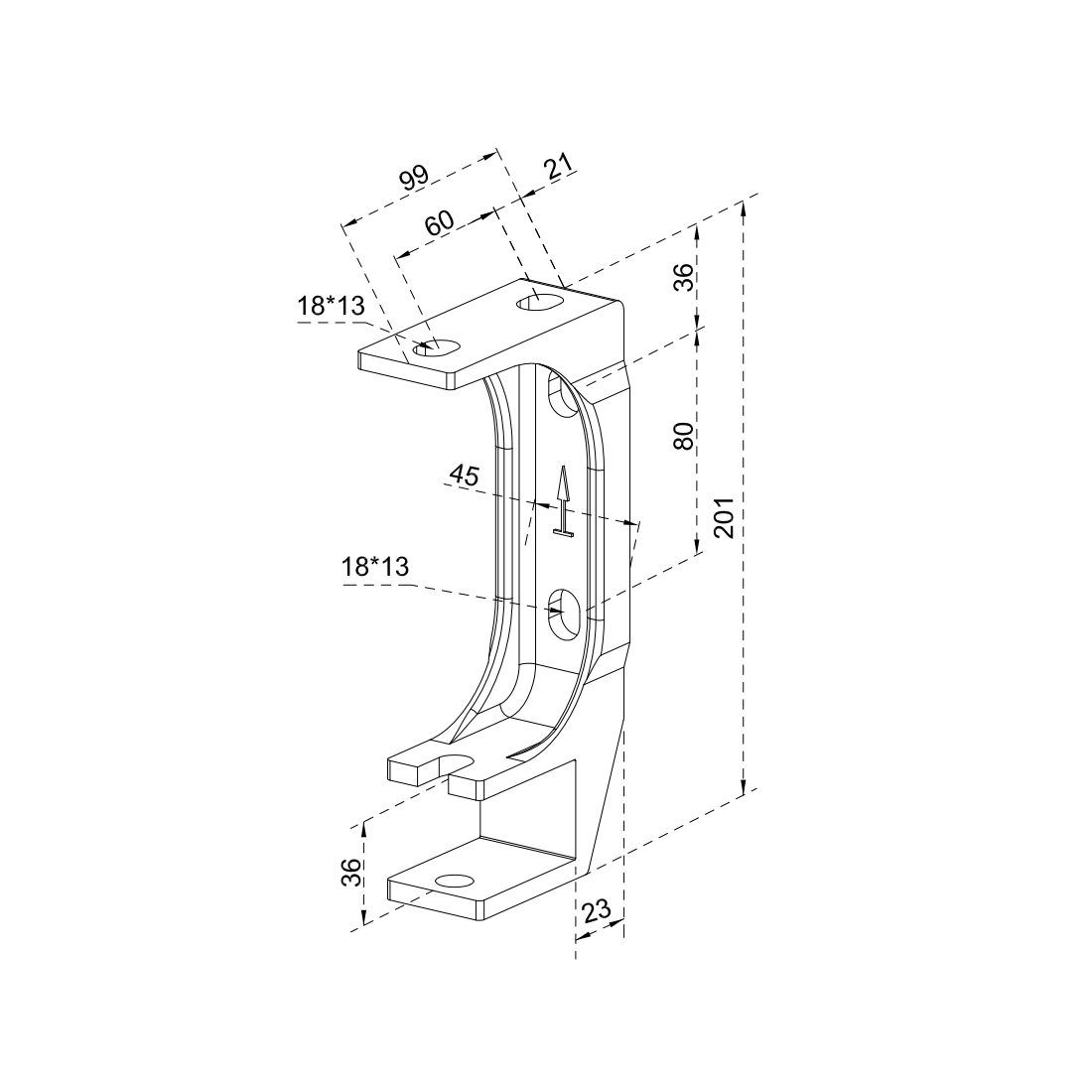 CLASSIC 300x250/400x300/450x300 WALL AND CEILING MOUNT WHITE