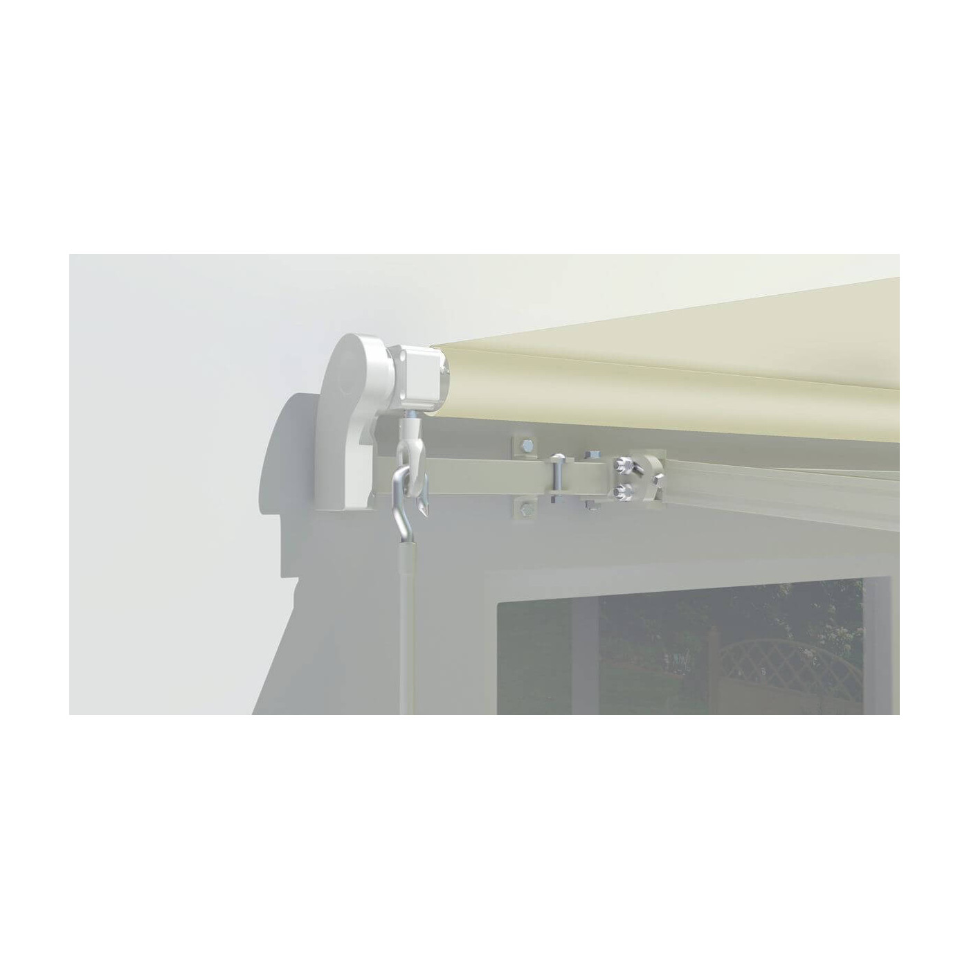 CLASSIC 500x300 TERRACE AWNING BEIGE