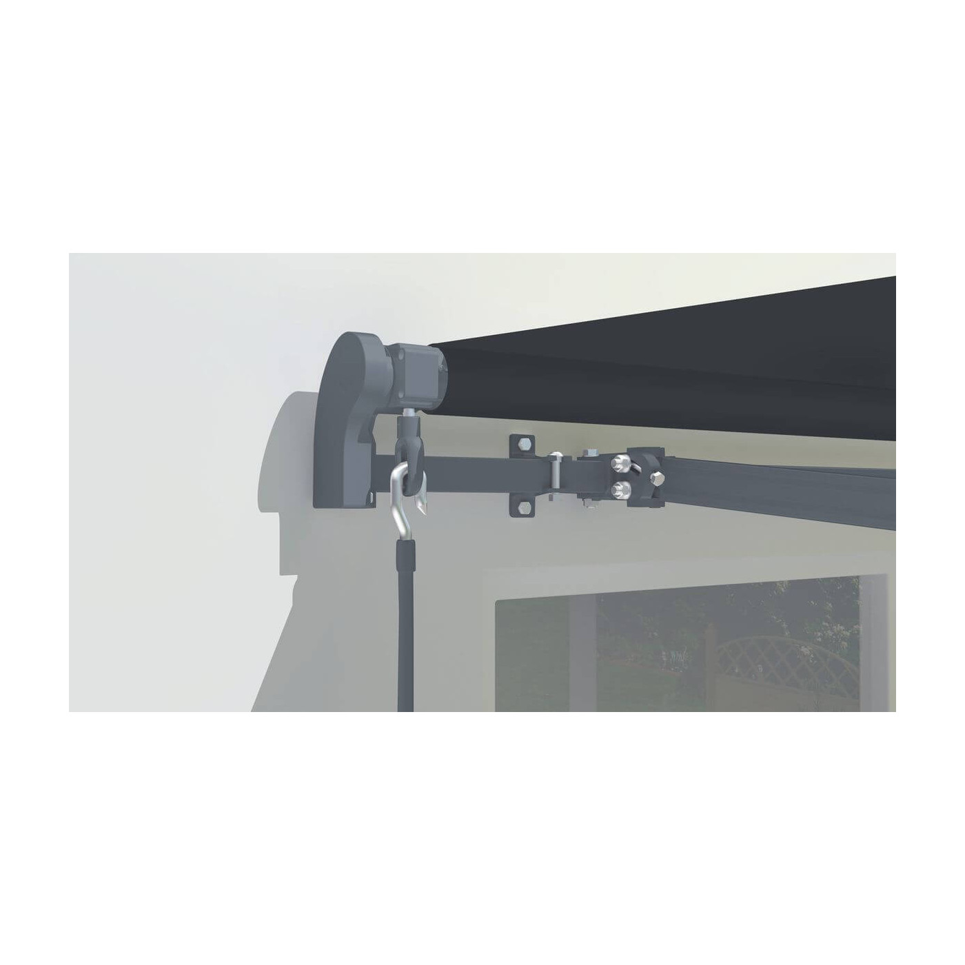 Markiza tarasowa CLASSIC 500x300 grey