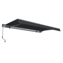 PREMIUM 400x300 TERRACE AWNING GREY
