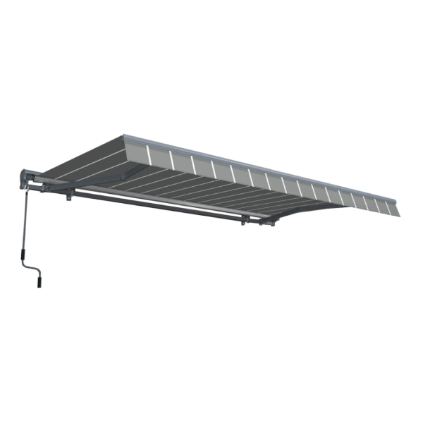 Markiza tarasowa Premium 450x300 - Grey/White