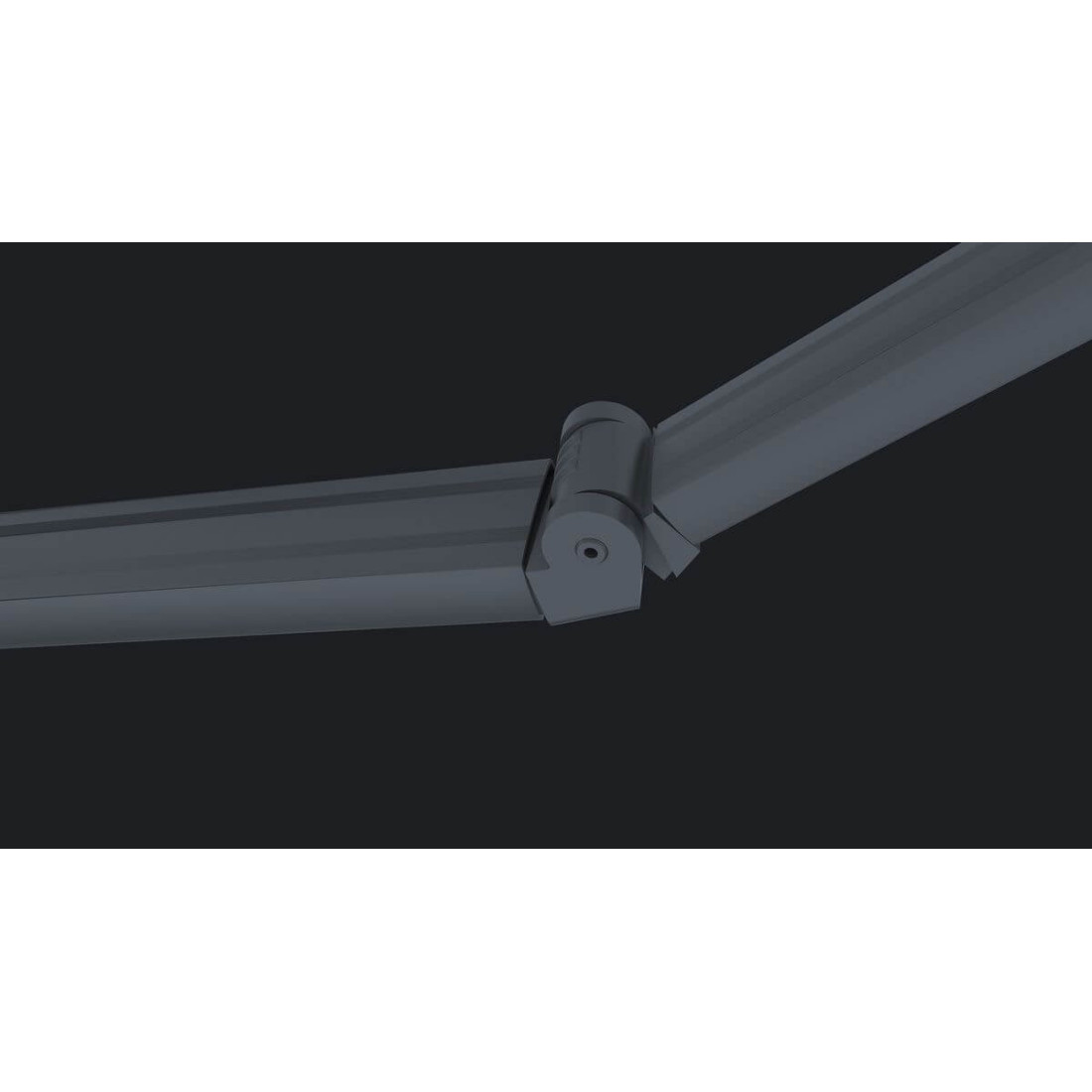 PREMIUM AUTOMATIC 400x300 TERRACE AWNING GREY