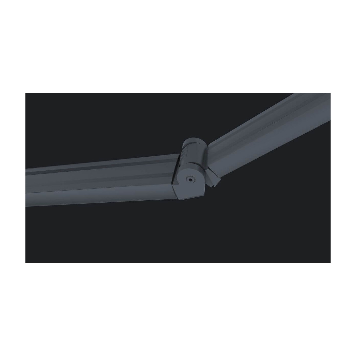 PREMIUM AUTOMATIC 450x300 TERRACE AWNING GREY