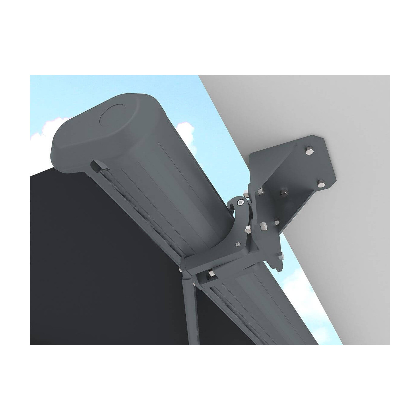 DELUXE CEILING MOUNT LIGHT GREY