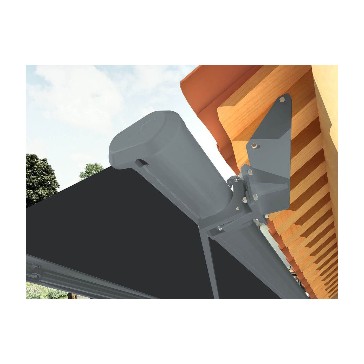 DELUXE WOODEN RAFTER CLAMP LIGHT GREY