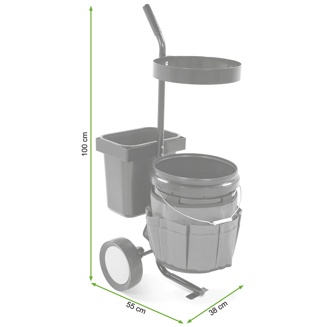 Wózek ogrodowy na narzędzia 55x38x100 - CULTIVO