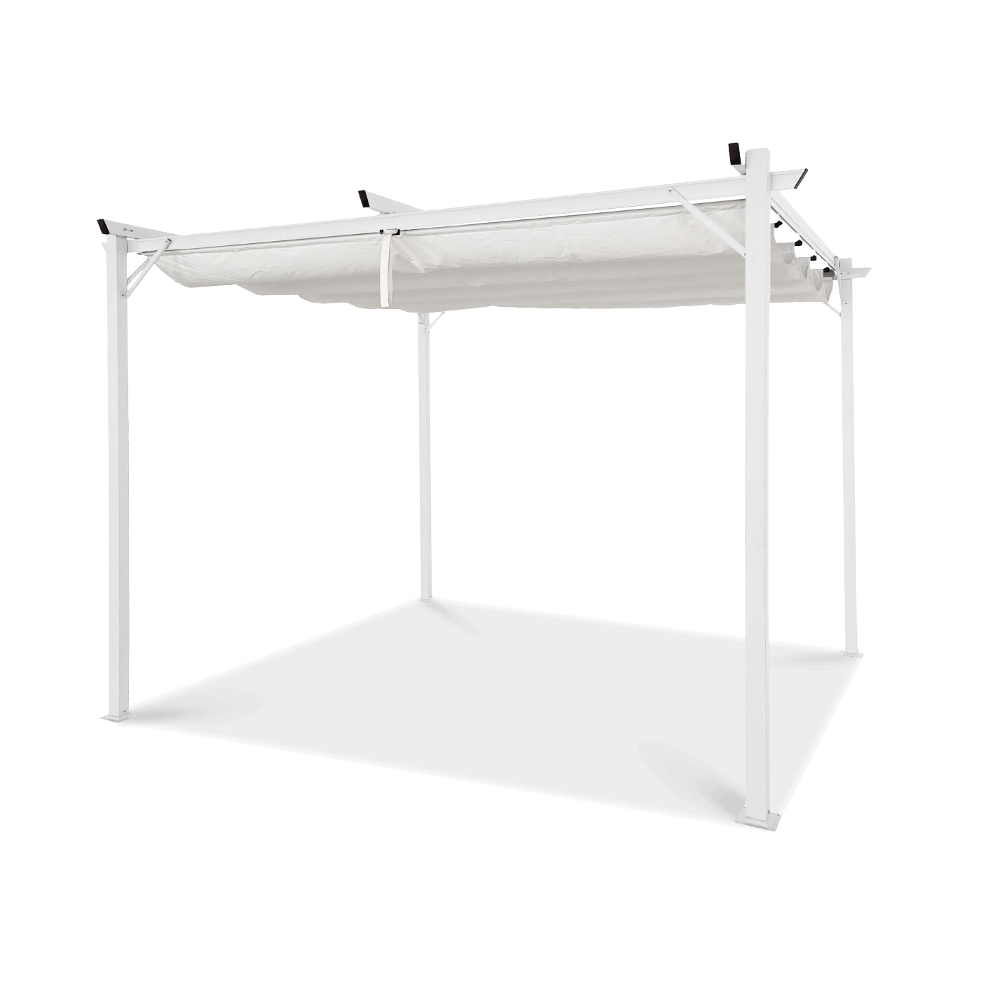 Pergola na taras Sprint 3x3 biała Hardmaister