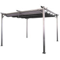 Pergola na taras SPRINT 3x4m antracytowo-szara Hardmaister
