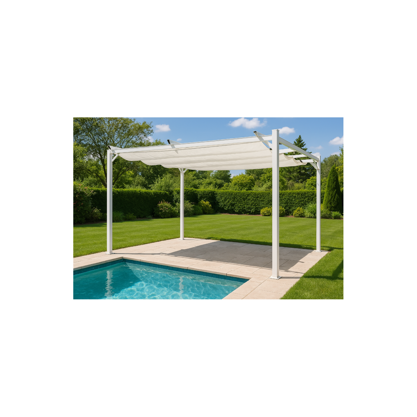 Aranżacja pergoli Sprint 