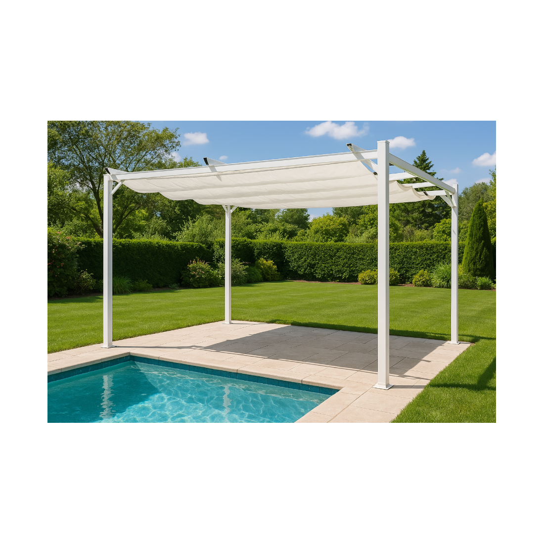 Aranżacja pergoli Sprint 