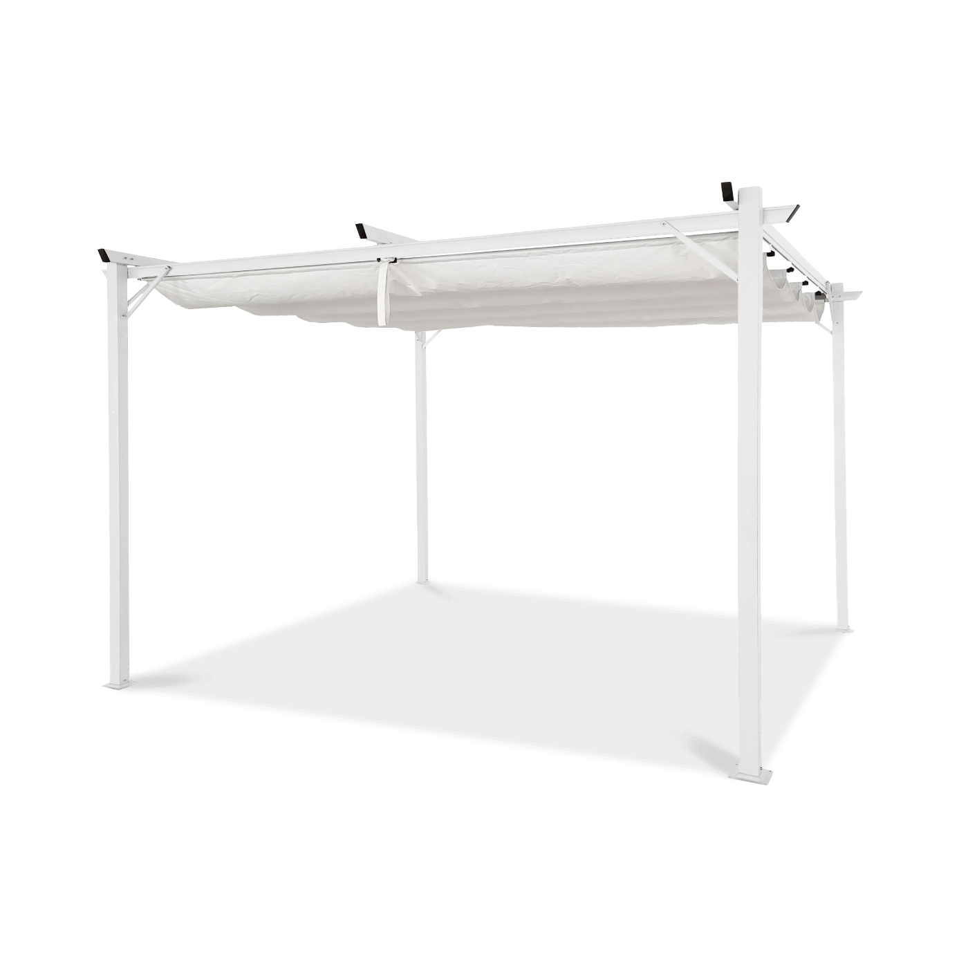 Pergola na taras SPRINT 3x4 biała Hardmaister