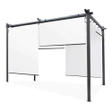 SPRINT PLUS 3x4 TERRACE PERGOLA ANTHRACITE/WHITE