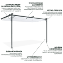 Cechy pergola przyścienna SPRINT WALL