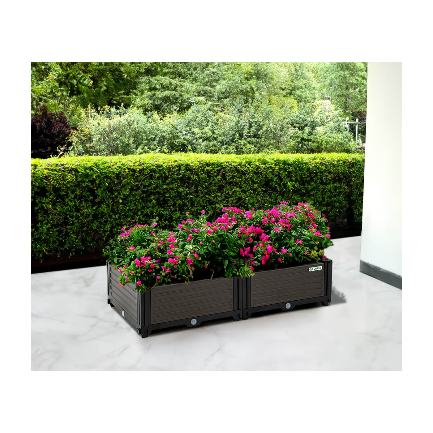 Aranżacja Skrzynia uprawowa GROW CUBE M 82x41x17cm - CULTIVO