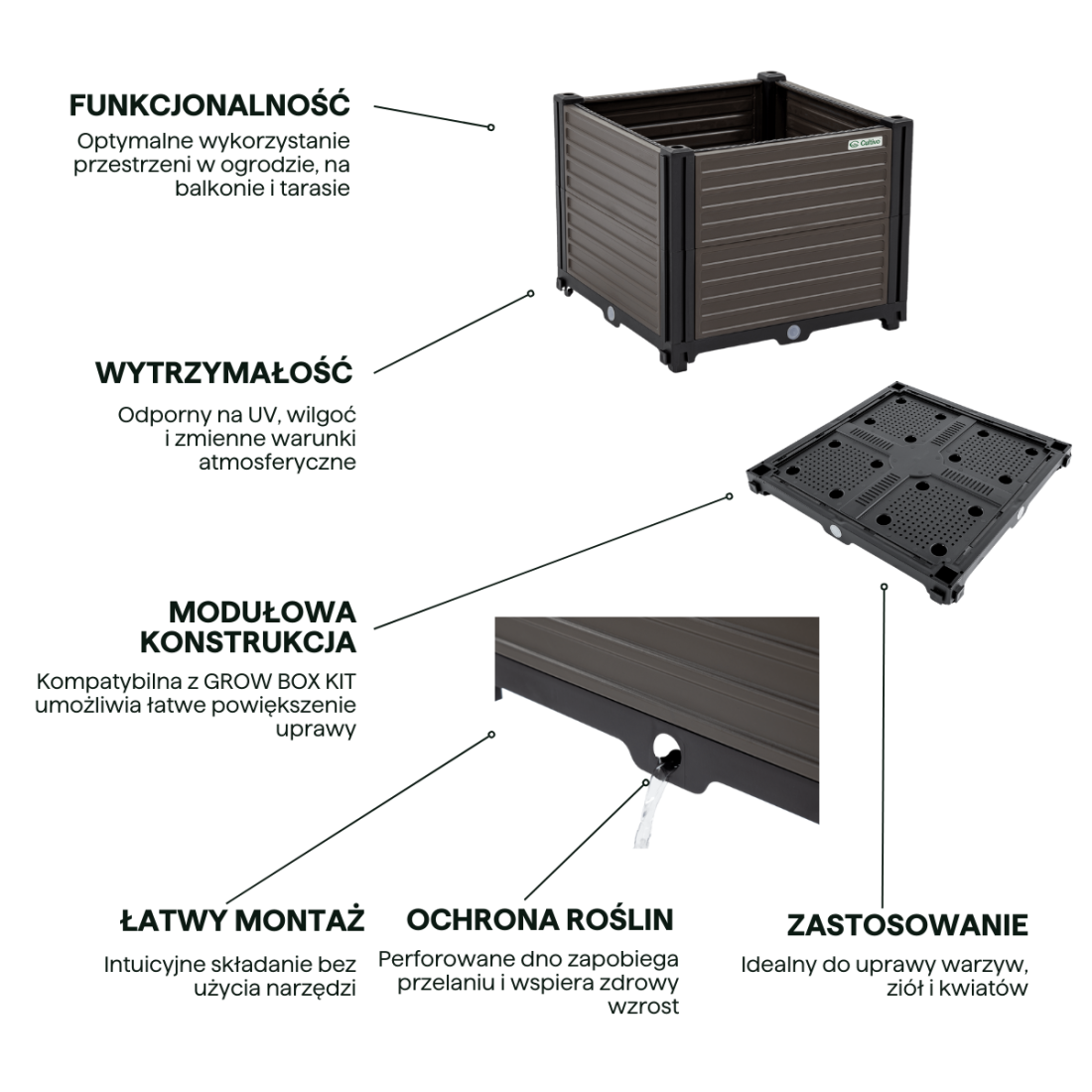 Cechy brązowa skrzynia Cultivo 