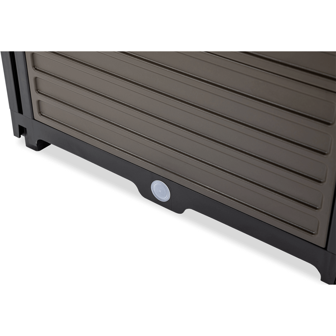 Zbliżenie na część skrzynki na uprawy