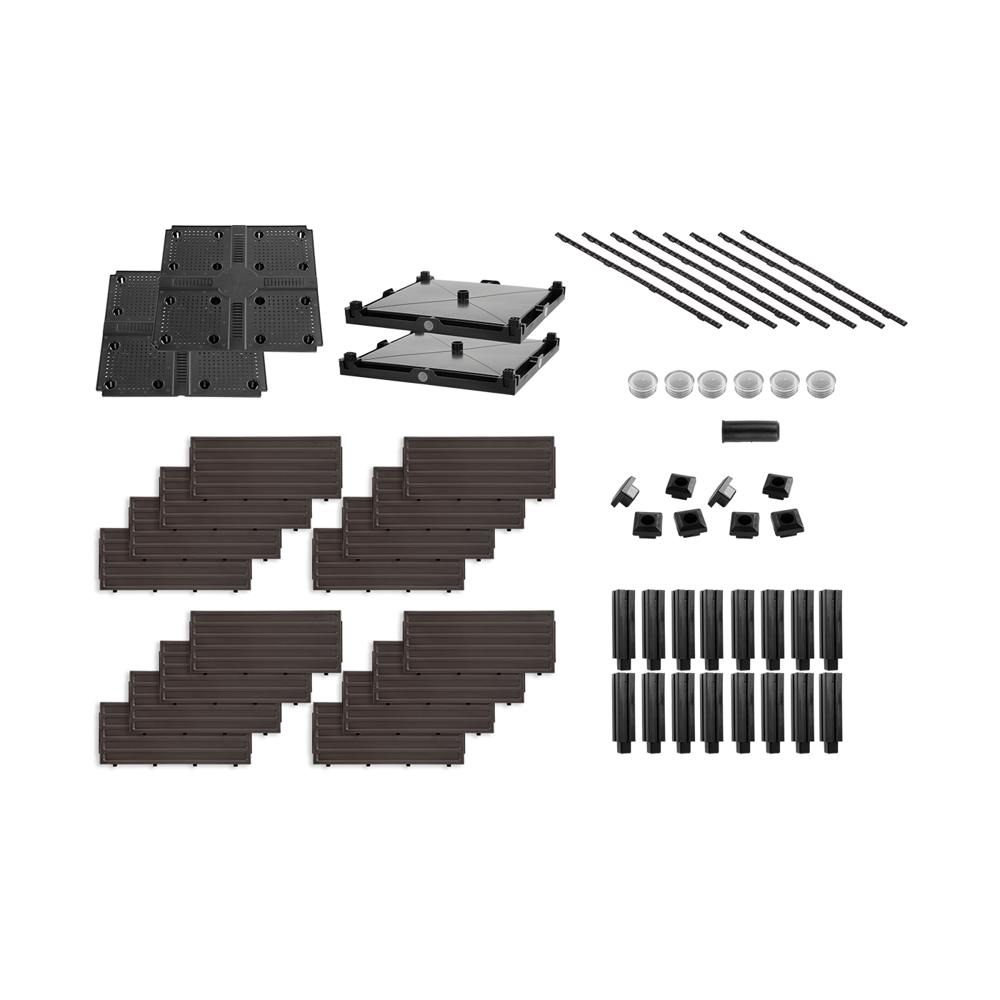 Elementy składowe skrzyni uprawowej GROW BOX M 