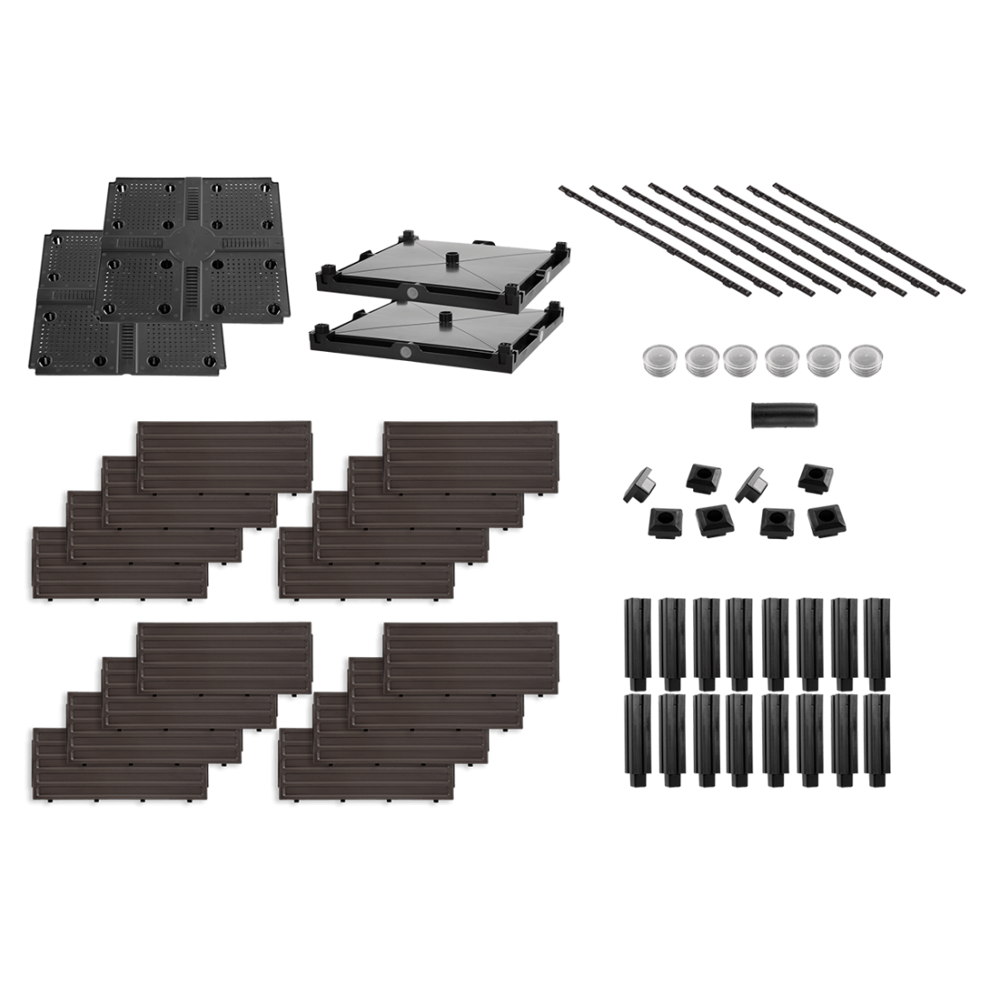 Elementy składowe skrzyni uprawowej GROW BOX M 