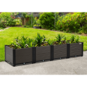 Aranżacja na ogrodzie skrzyni uprawowej GROW BOX XL