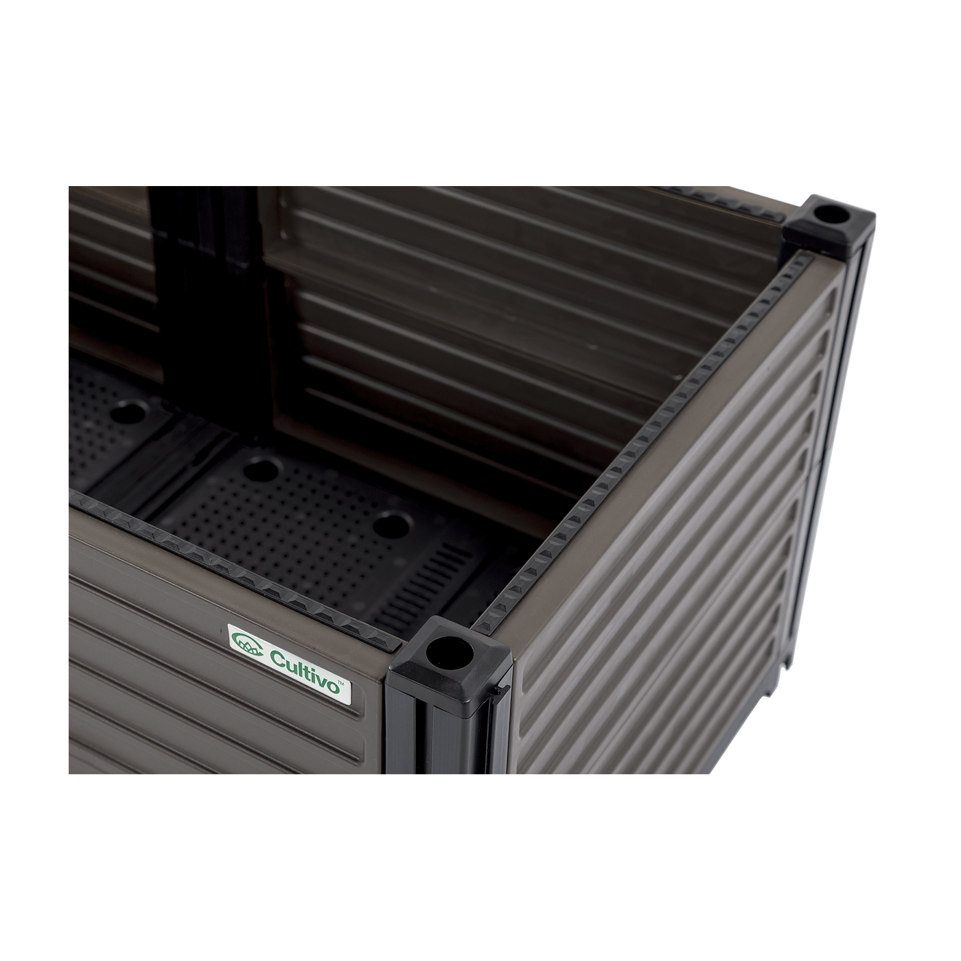 Zbliżenie na detal skrzyni uprawowej GROW BOX XL